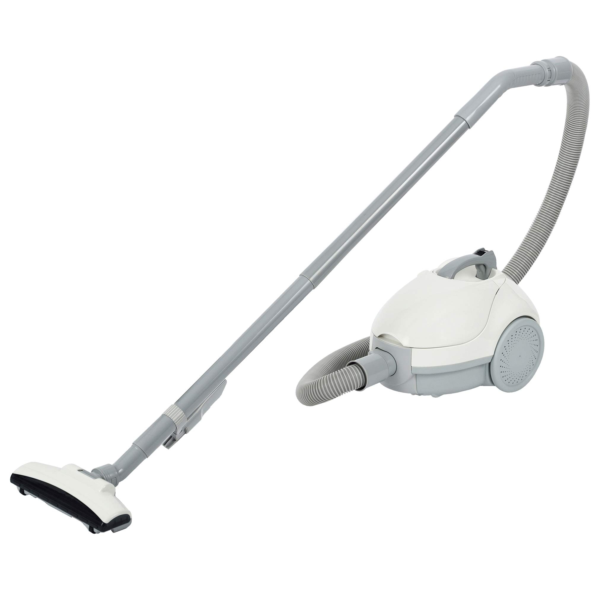 [山善] 掃除機 紙パック式 クリーナー キャニスター掃除機 コード式 軽量 すき間ノズル 簡単お手入れ ホワイト ZKC-300(W)