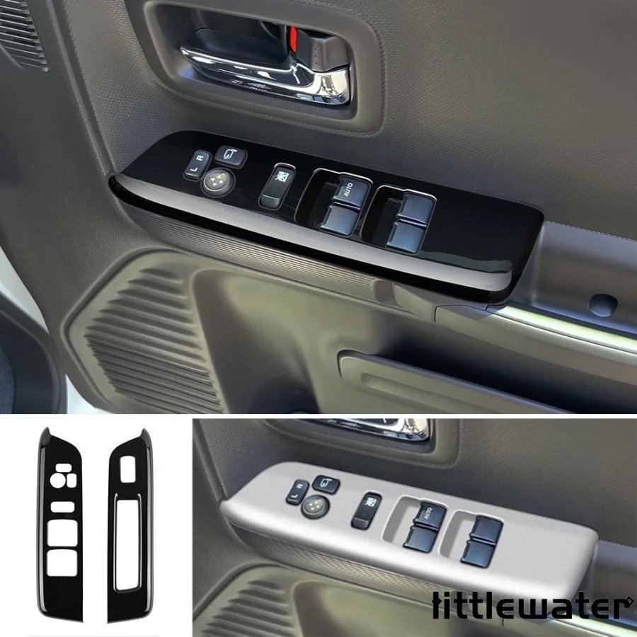 スペーシアカスタム スペーシア フロントドアパワーウィンドウスイッチガーニッシュ パーツ アクセサリー 内装 ドアパネルカバー