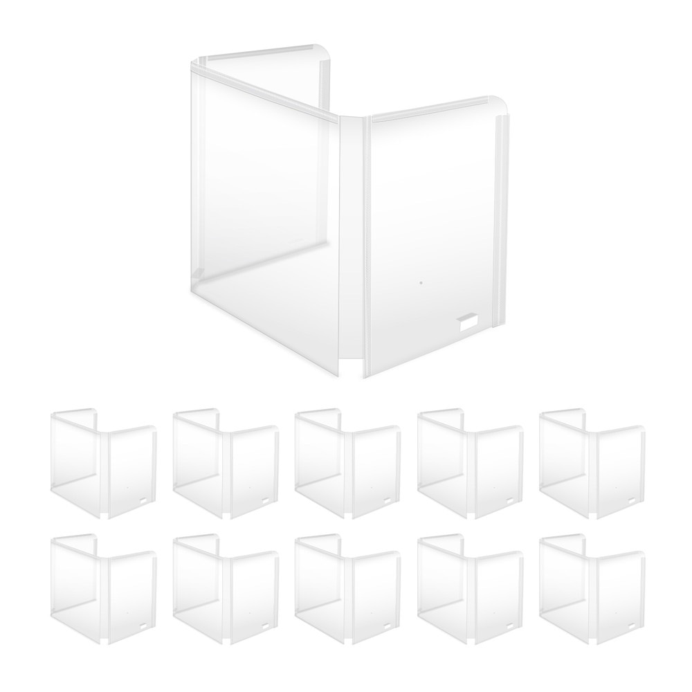 【送料無料】 プラス(PLUS) 学校机用パーテーション（標準）10枚入り SDP-0655-10P