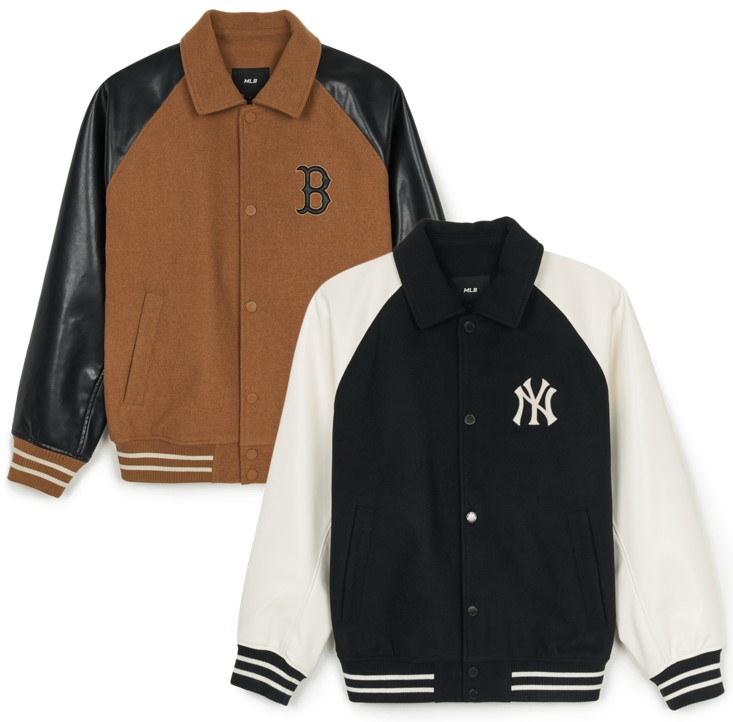 [ WOOL BIG LUX VARSIY JACKET ]