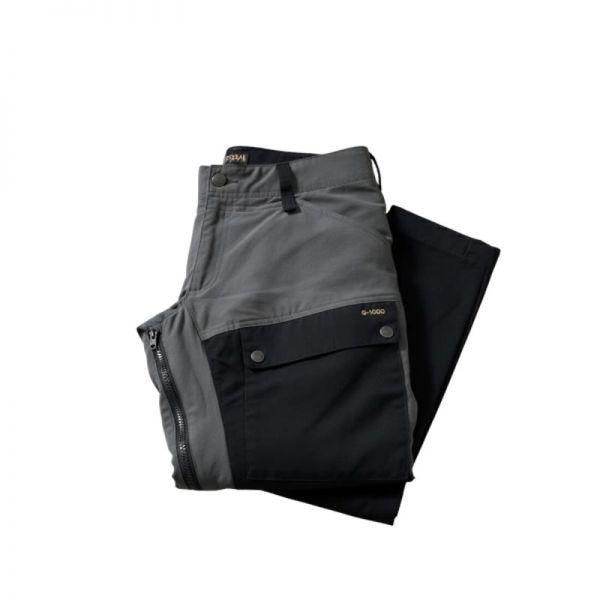 FJALLRAVEN 26SS 男性用 ケブ ゲイター トラウザーズ ブラックストーングレー (80808550-018) (KEB GAITE