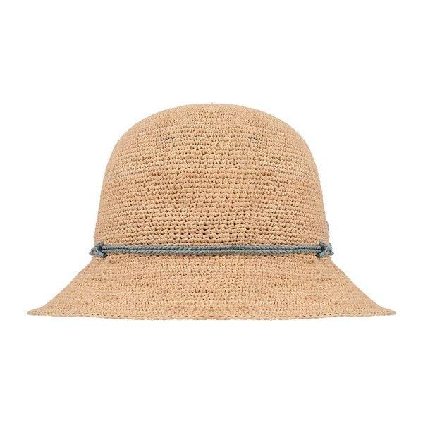 HAT50136 NASG ビルラ 6 ナチュラルシーグラス メタルロゴ クローシュ バケットハット