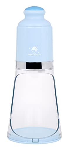 電動かき氷器 かき氷機 電動 製氷カップ2個付 氷の細かさ2段階調整 かき氷 DSI-W100P-BL ゼピール ZEPEAL