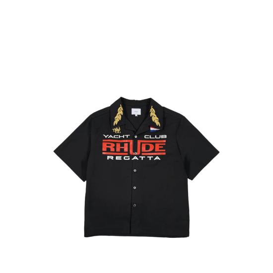 RHUDE Men Shirts RHPS26SR04012 6019 BLACK