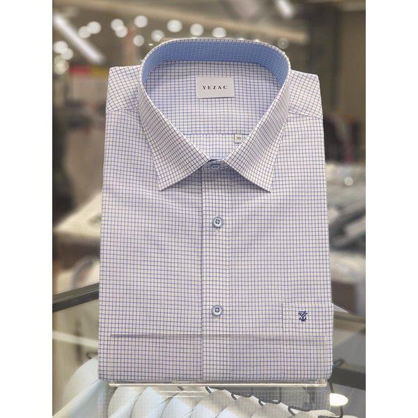 [] 綿混紡マルチチェック レギュラーフィットシャツ YJ1 SBR 957 WH (P003127213)