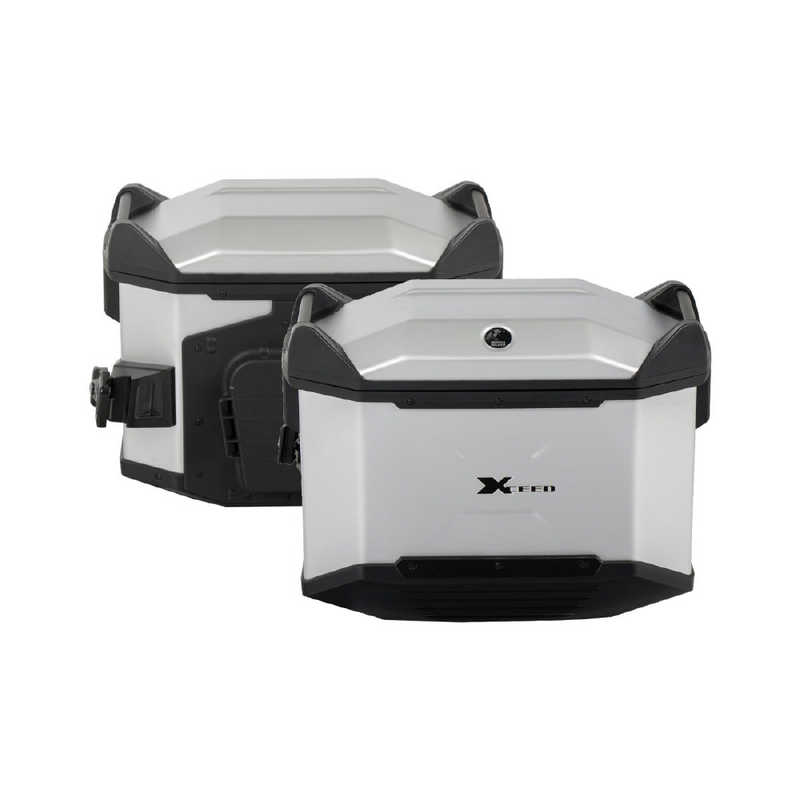 ヘプコアンドベッカー　XCEED サイドケースセット シルバー　HBS-XCD-SS-S