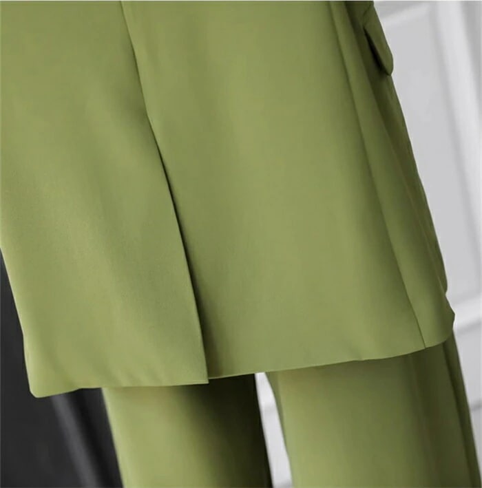 【急速出荷!】パンツスーツ レディース スーツ スーツセット セットアップ レディーススーツ カジュアルスーツ パンツ ロング ワイド ママスーツ フォーマル シンプル ゆったり おしゃれ 2点セット