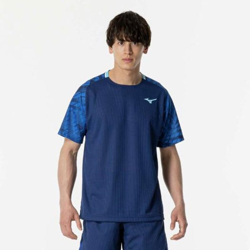 汗処理/通気 ドライエアロフローゲームシャツ テニス/ソフトテニス ウエア ゲームウエア (62JAB502)