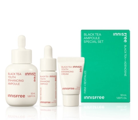 New グリーンティーシード ヒアルロン酸セラム 50ml + エンハンシング アンプル 12ml + エンハンシング クリーム 10ml セット 1セット