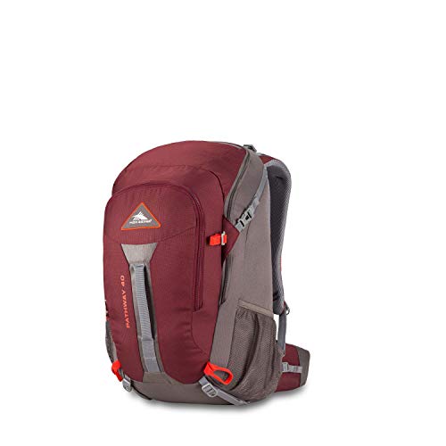 素晴らしい Hiking Frame Internal Pathway Sierra High Backpack, 並行輸入品 40L Cranberry/Slate/Redrock, リュック・デイパック