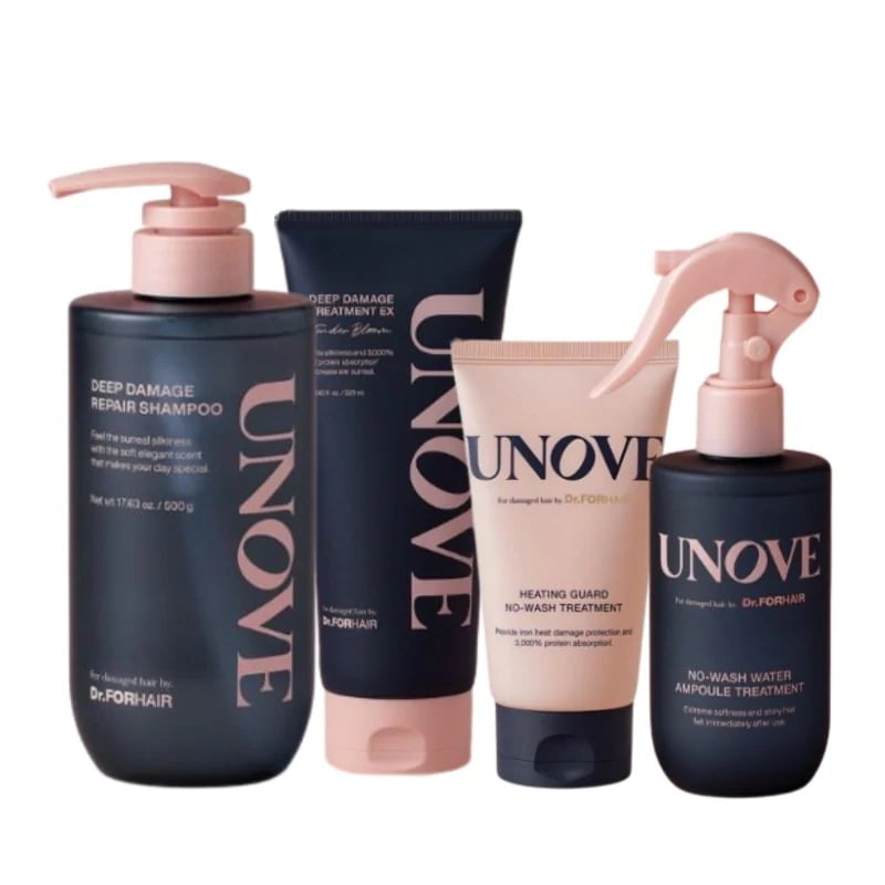 【正規品】【1+1+1+1 4本入】ディープダメージリペアシャンプー500ml+トリートメン320ml+ウォーターアンプルトリートメント200ml+ヒーティングガードノーウォッシュトリートメント