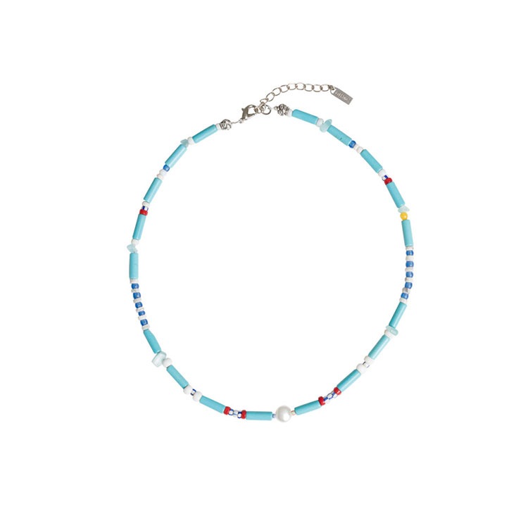 [SUPER JUNIORトンへ着用] PEARL ME_BLUE SUGAR_ネックレス