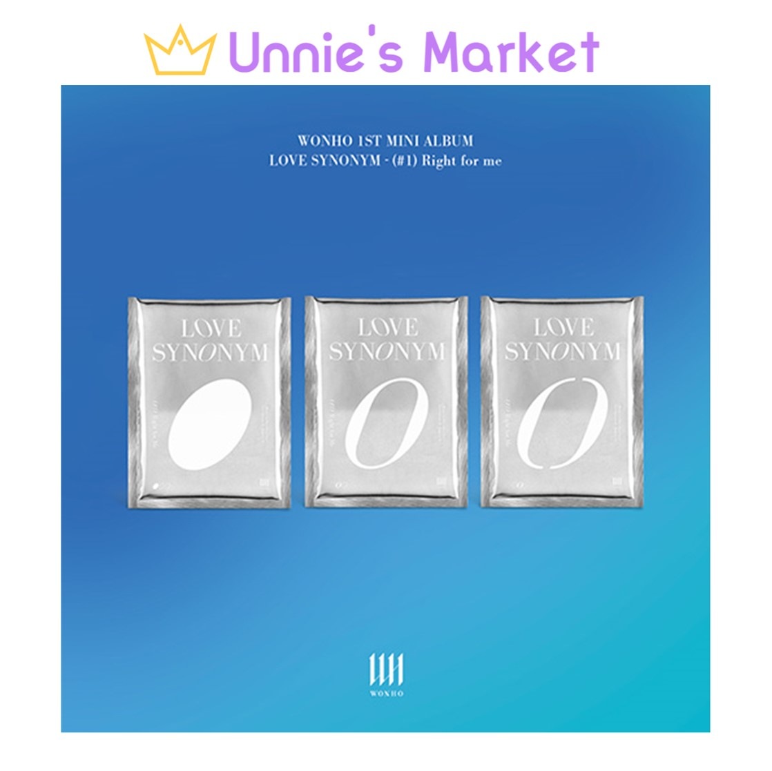 [SET] Wonho Album [LOVE SYNONYM #1. Right for me] 6,409円