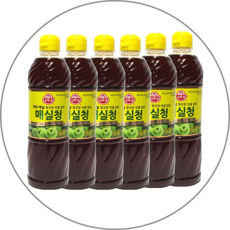 オットギ　 梅実清メシルチョン　(660g/500ml)　6本