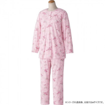 ケアファッション ワンタッチテープ+腰開きパジャマ(婦人) ピンク M 3864401