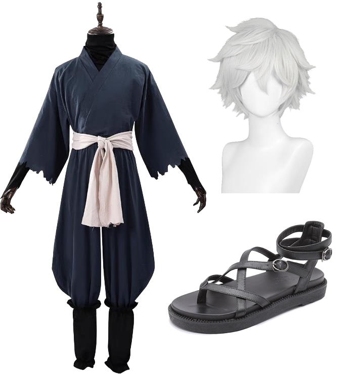 フルセット コスプレ衣装 地獄楽 画眉丸 ウィッグ靴付き イベント パーティー 変装 演出服 祝日 贈り物 クリスマス パーティー 文化祭