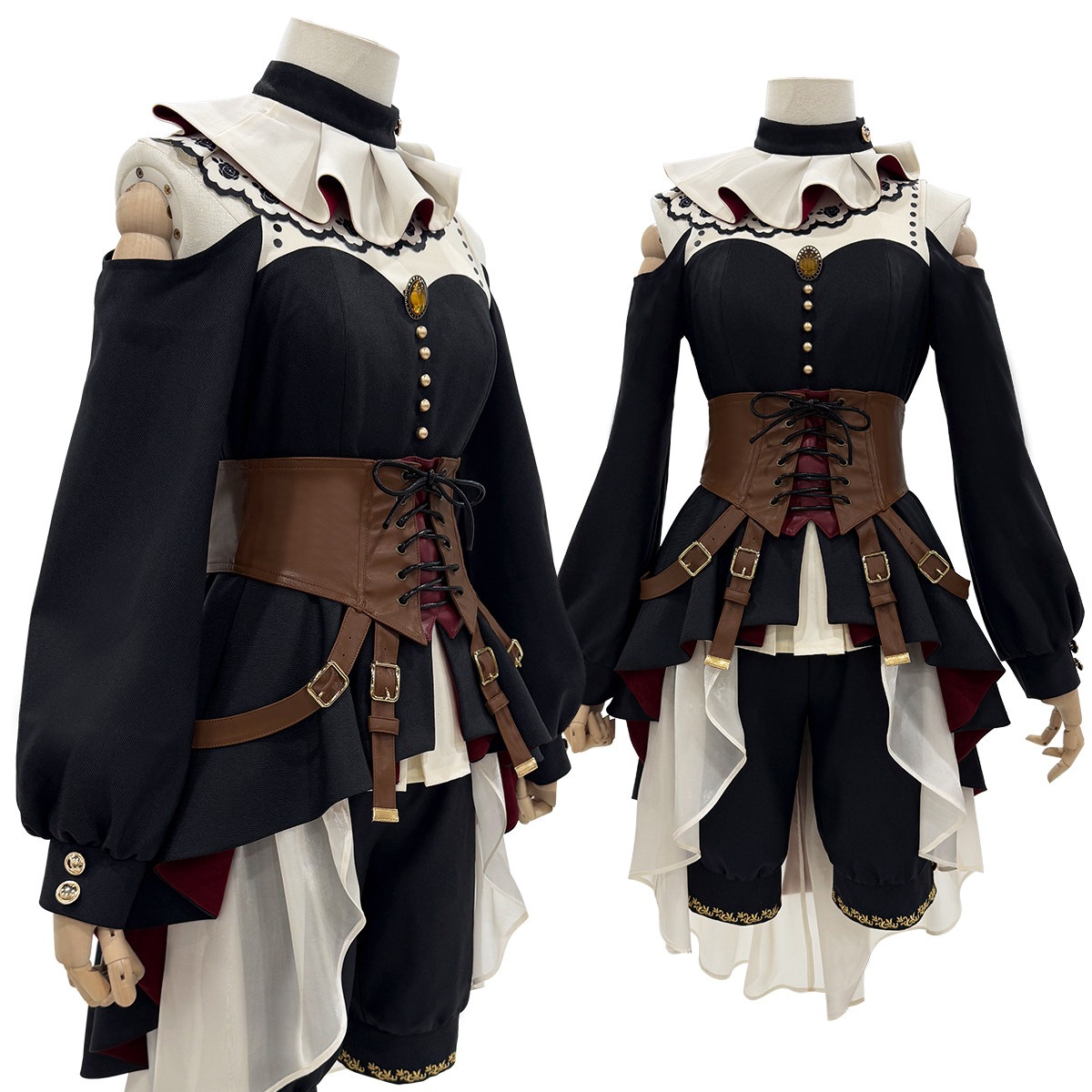 [2026 新作]HOLOUNCOSER BanG Dream! Ave Mujica 三角初華 ドロリス ステージ衣装 コスプレ 衣装 C服 フルセット 仮装 ハロウィン アニメ