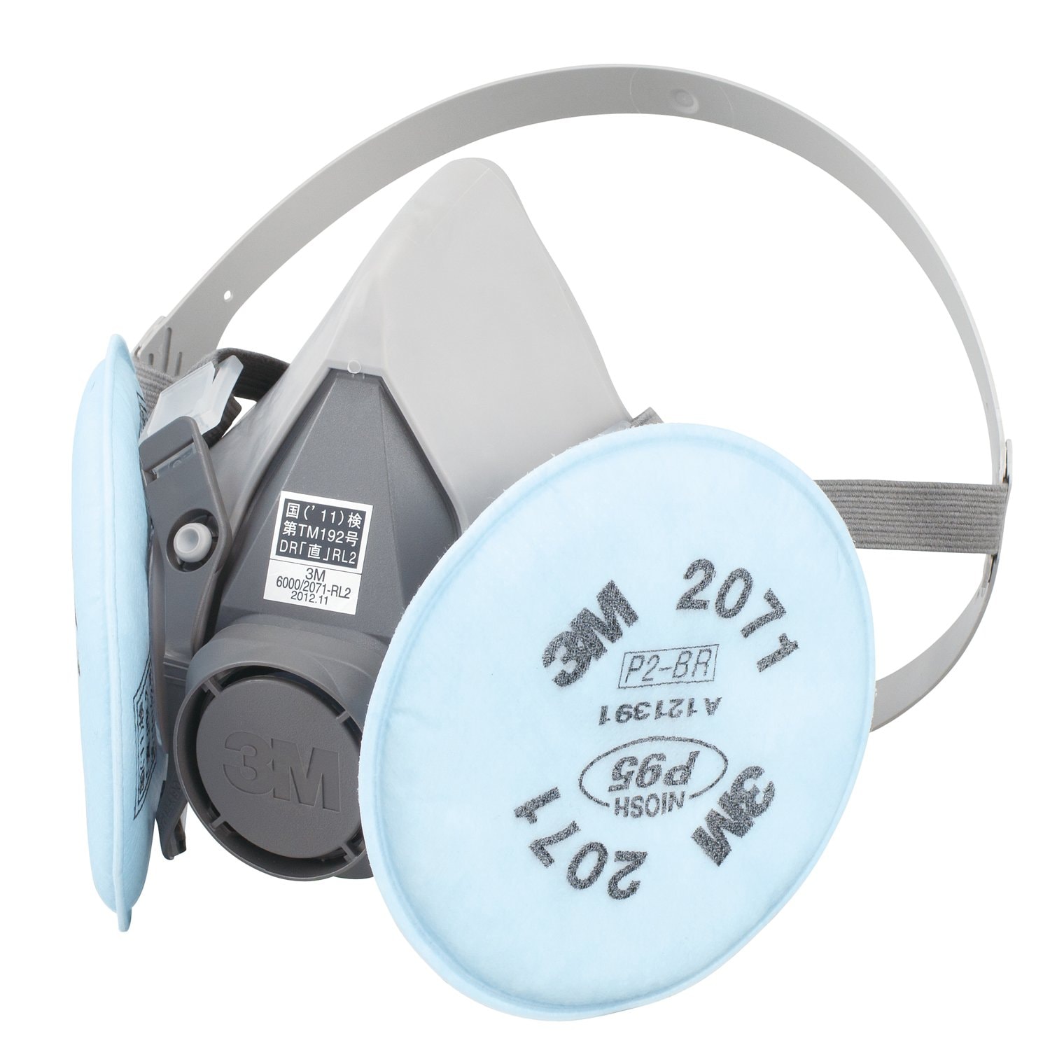 3M 取替え式防じんマスク 6000/2071-RL2 ラージ 6000/2071-RL2 L