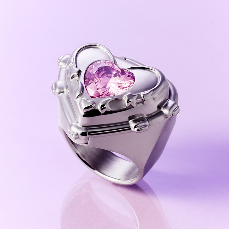 【NEW】イヴォークマジックリング PINK QUARTZ / 纏うメイク,コスメセリー SUS304/低アレルギー