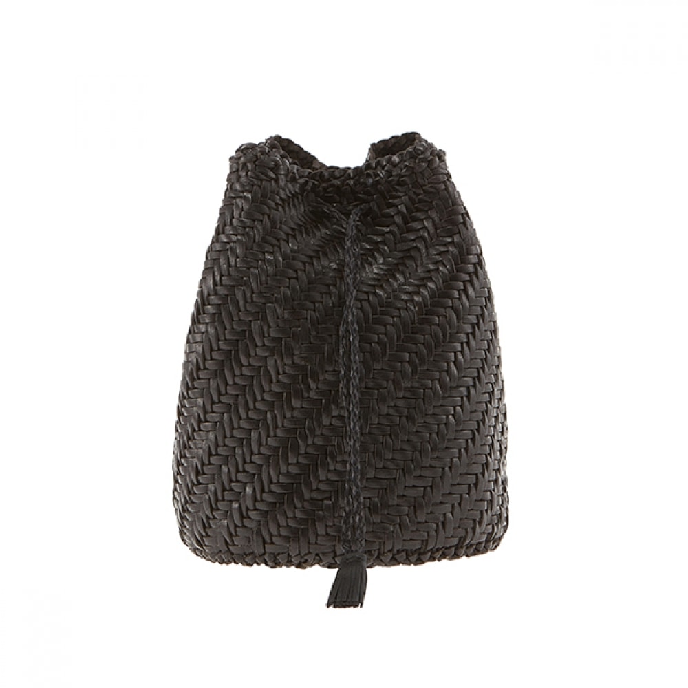 ドラゴンディフュージョン 8838 ブラックポンポンダブルジャンプショルダーバッグ