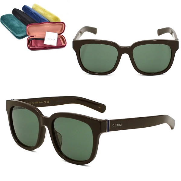 サングラス GG1512SK-004 サングラス アジアンフィット ブラウン グリーン メンズ レディース ユニセックス