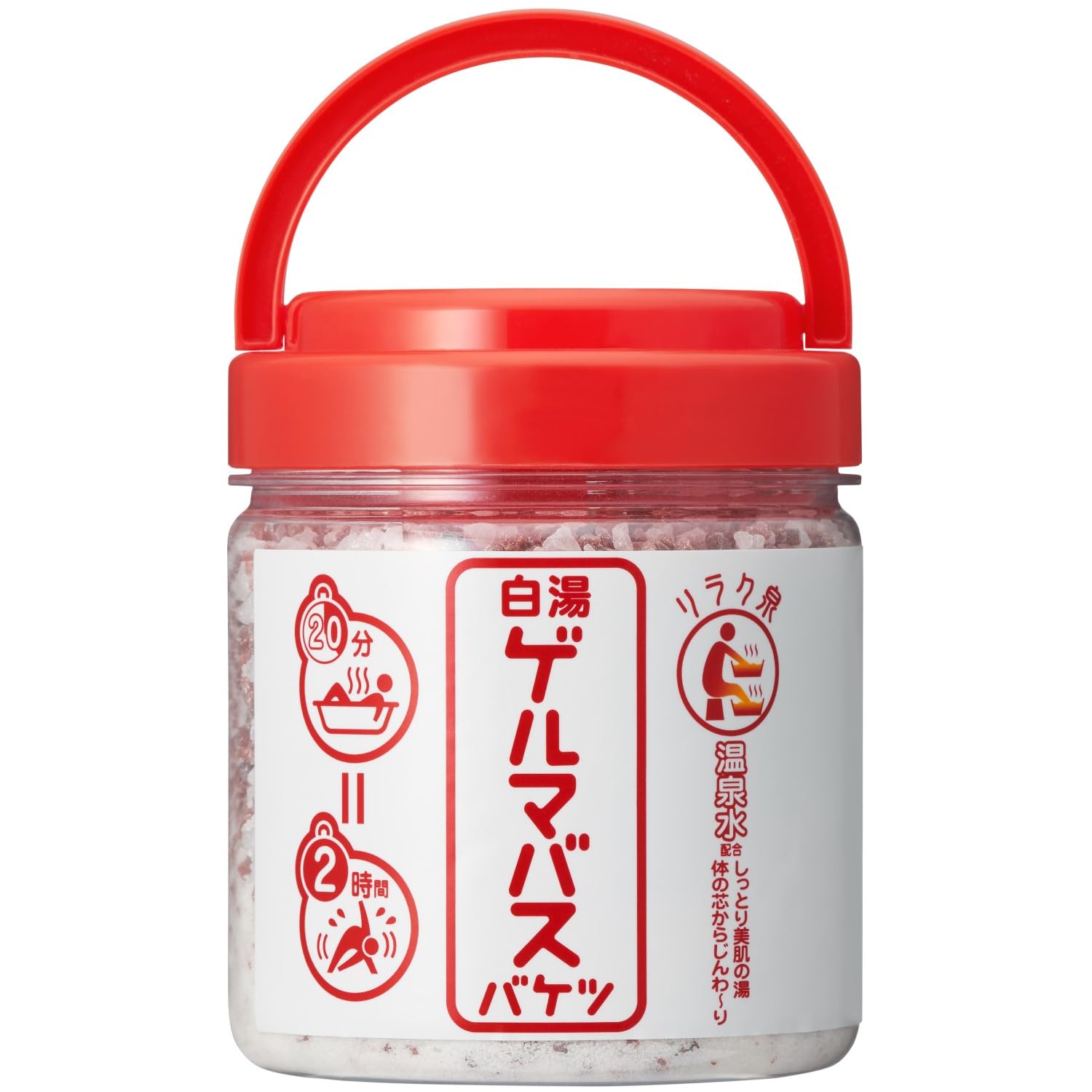 リラク泉 ゲルマバス 白湯汗だし 発汗 スッキリ 有機ゲルマ 温泉水 美肌 バスソルト 入浴剤 たっぷり 720g