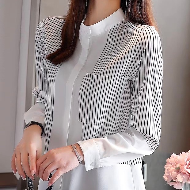 レディース トップス シャツ ブラウス アシンメトリー ポケット 前開き ボタン 切り替えデザイン かわいい 大人可愛い きれいめ 上品 おしゃれ かっこいい レトロ こなれ感 ラフ メンズライク