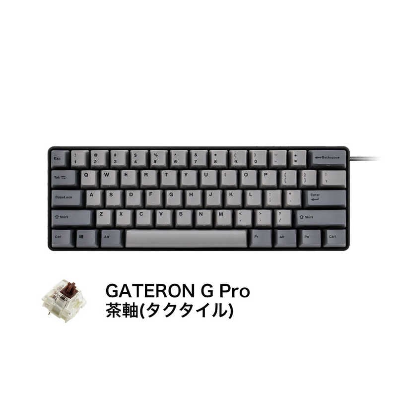 IKBC　キーボード New Poker II(茶軸・英語配列) ［有線 /USB］ ブラック　IK-PK2-G/BR