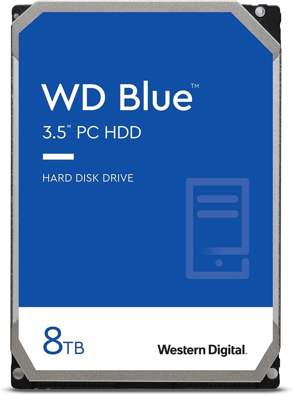 Western Digital ウエスタンデジタル WD Blue 内蔵 HDD ハードディスク 8TB CMR 3.5インチ SATA 5640rpm キャッシュ128MB PC メーカー保証2年