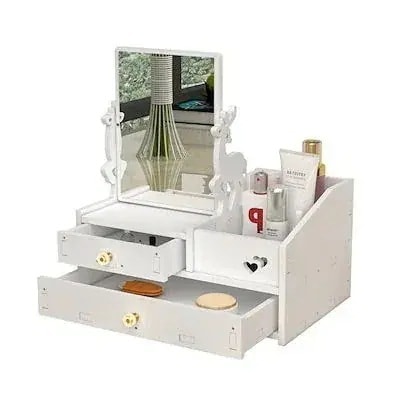【1つ買うと10個】ネットの赤い化粧品の収納箱は鏡の引き出し式のデスクを持って化粧台のスキンケアの口紅のアクセサリ3616146146ドレッサー 23,304円