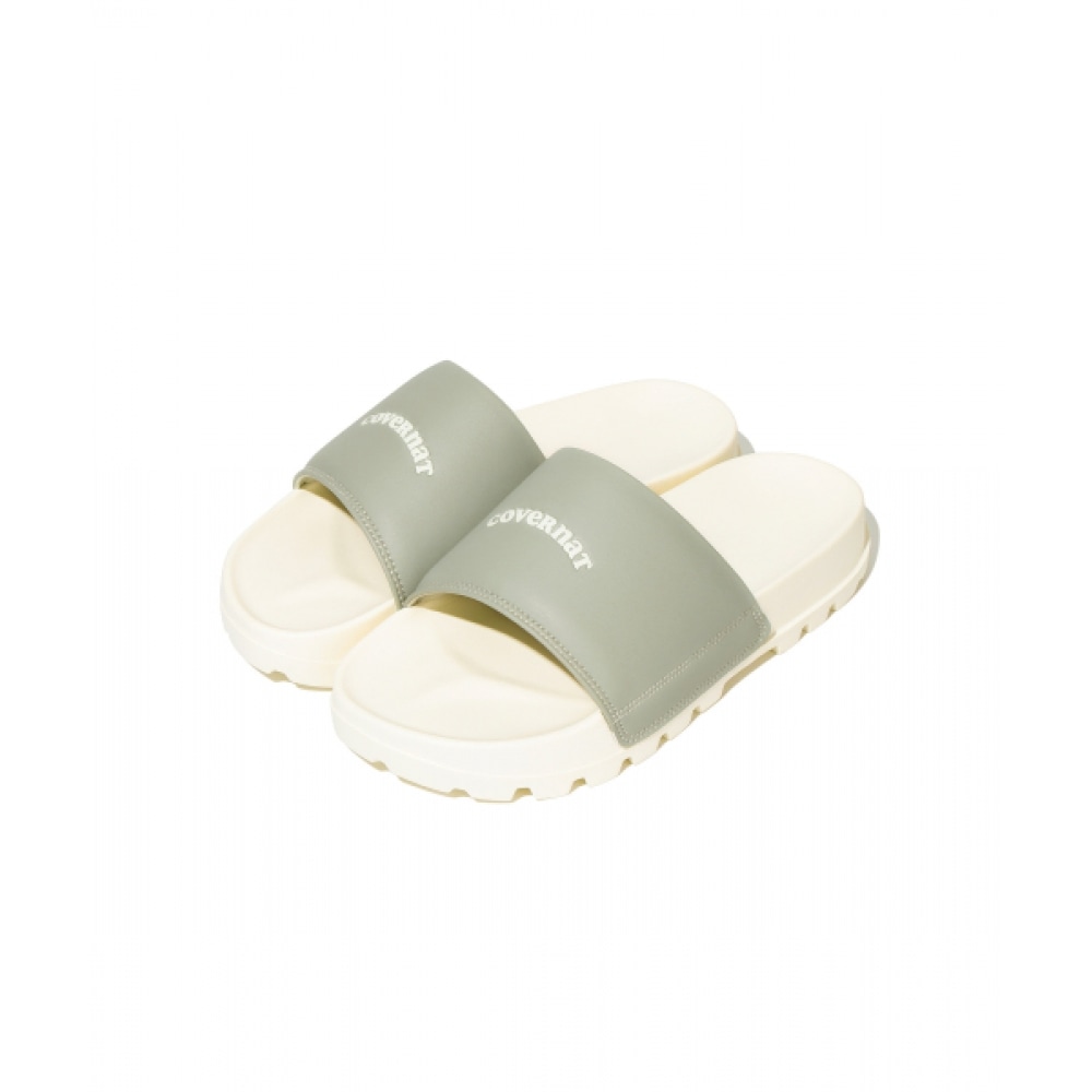 COVERNAT WOMAN クローバーハートラベルスライド Sage Green