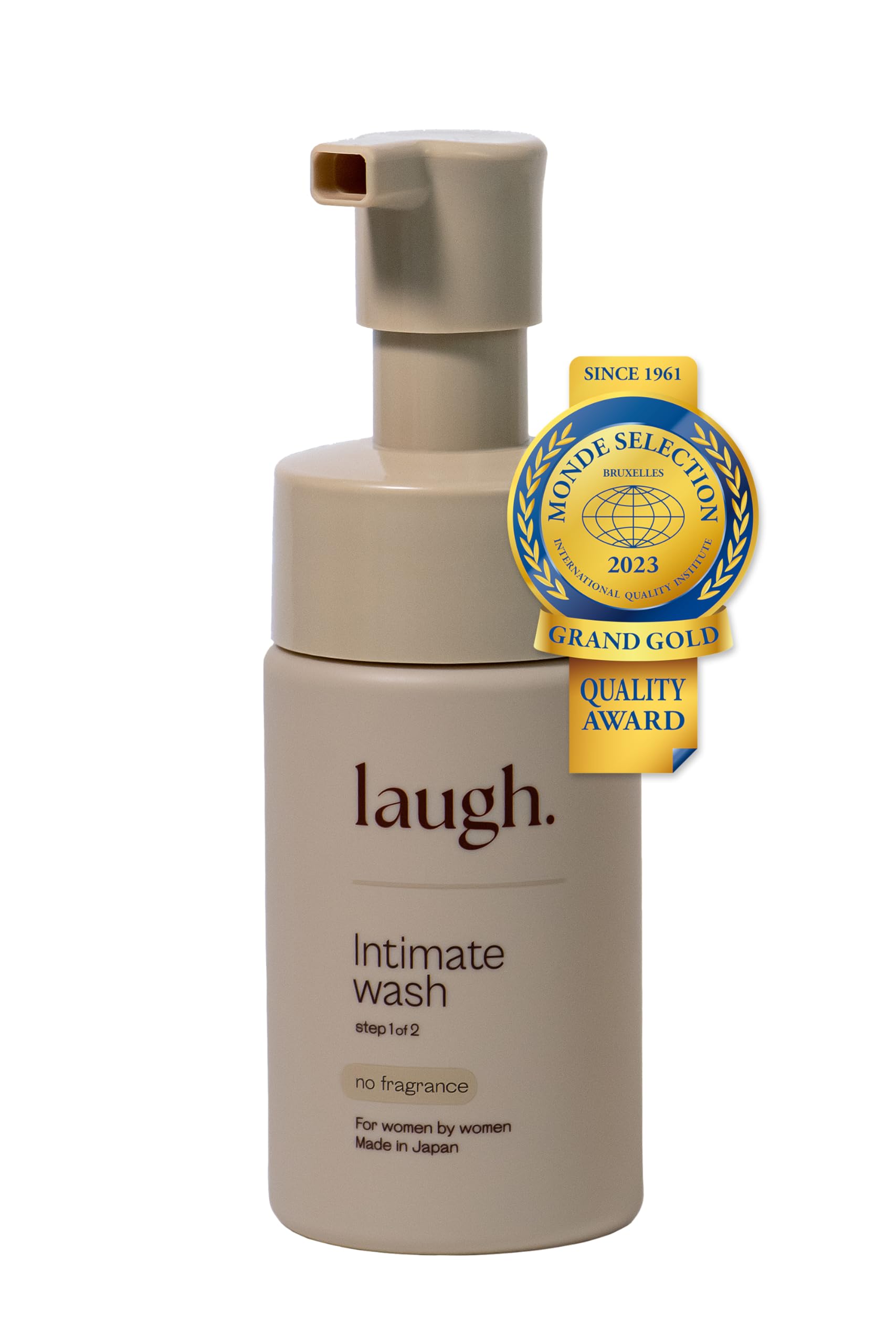 laugh. ラフドット インティメイトウォッシュ デリケートゾーン ケア ソープ 石鹸 泡 弱酸性 100ml (無香料)