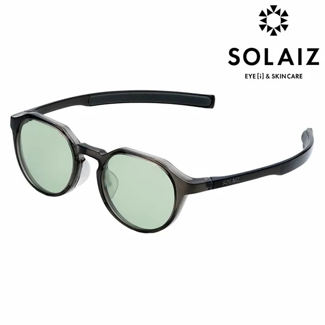 ソライズ SOLAIZ サングラス クラウンパント [SLD-004] メンズレディース 眼鏡 メガネ アイケア エイジングケア CRYSTAL-BK/GREEN