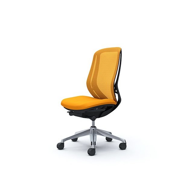 オカムラ シルフィー 肘なし 背メッシュ ハイ C635BRFMR8 オレンジ [オフィスチェア] 60,544円