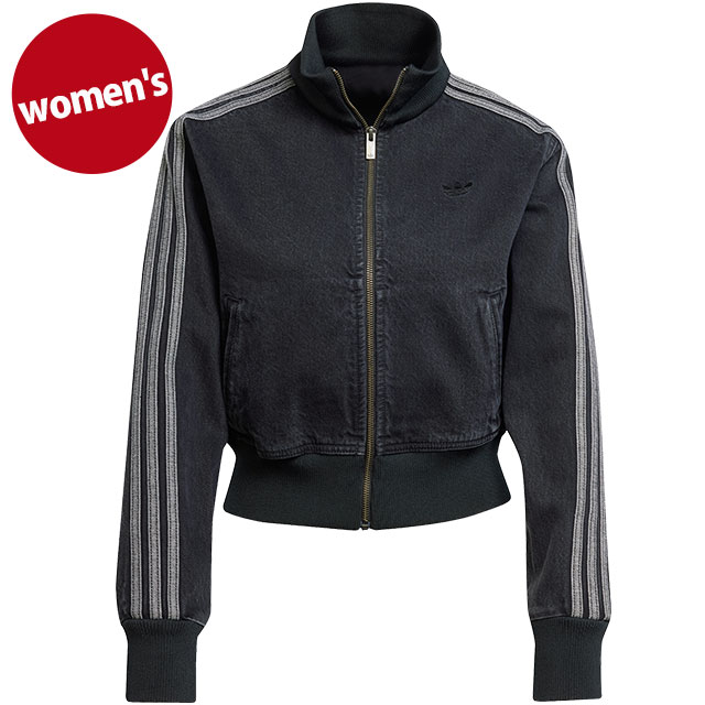 オリジナルス Originals デニム トラックトップ [KSR54/JD3110] DENIM TT レディース トップス トラックジャケット ブルゾン トゥルーブラックデニム 正規取扱店