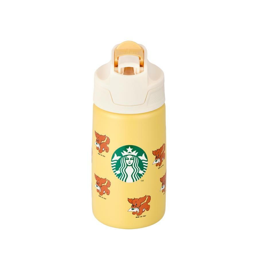 SS ベベドピノ ニキ イエロー コールドカップ 370ml 韓国スターバ グッズ