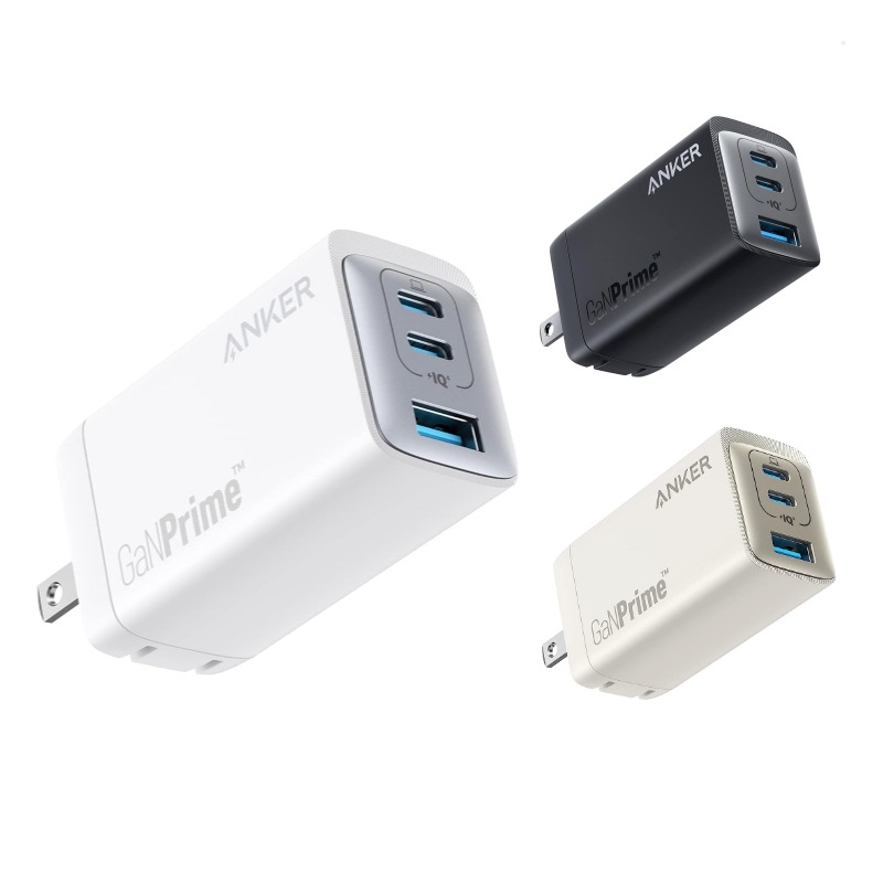Anker 735 Charger GaNPrime 65W USB PD 充電器 USB-A & USB-C 3ポート【独自技術Anker GaNPrime採用】