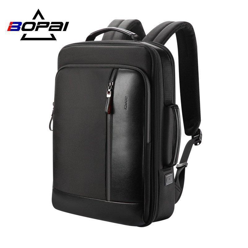 ビリュック メンズ リュック 革バッグ 鞄 3way 防水 USB充電ポート 容量拡張 5.6インチPC 通勤通学 A4 大人