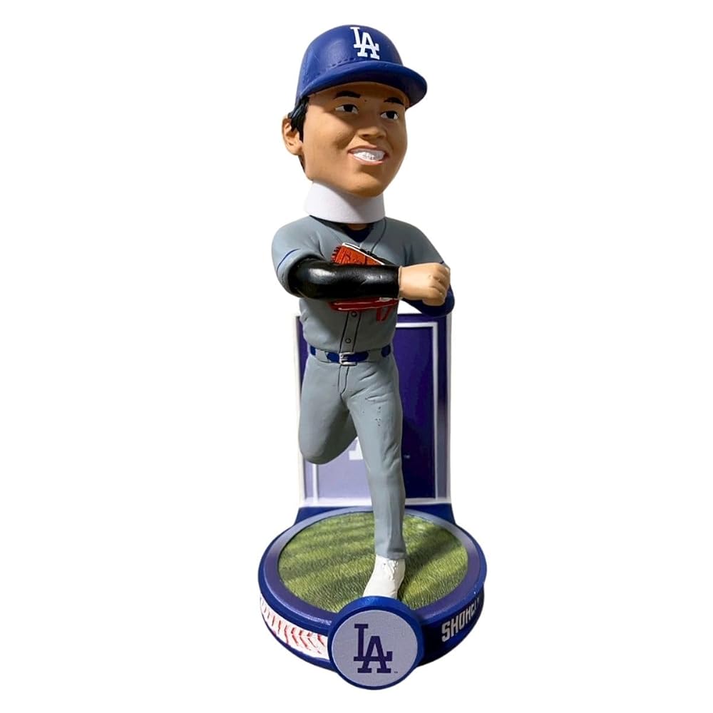 [世界限定2025個]大谷翔平 ボブルヘッド グッズ 2025年モデル MLB公式 ロサンゼルス・ドジャース LA Banner Series フィギュア バブルヘッド 首振り人形 FOCO