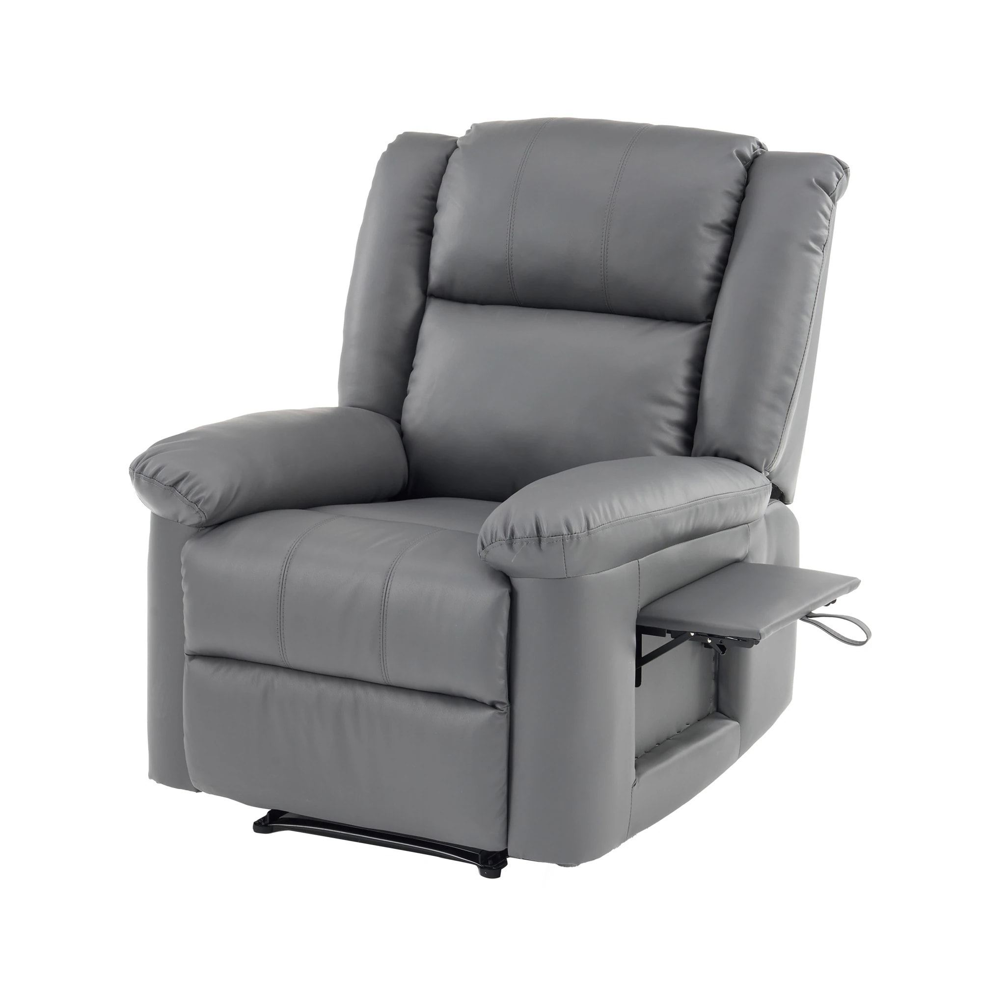 リクライニングチェア テーブル付き リクライニングソファ 1人掛け 電動 リクライニング ファブリック オットマン一体型 パーソナルチェアー 耐圧分散 電動ソファ リクライニングチェア 一人暮らし