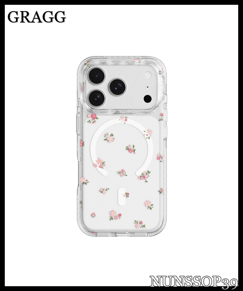 GRAGG MAGSAFE LAYERS FRAME CASE CLEAR - SOFT BLOOM