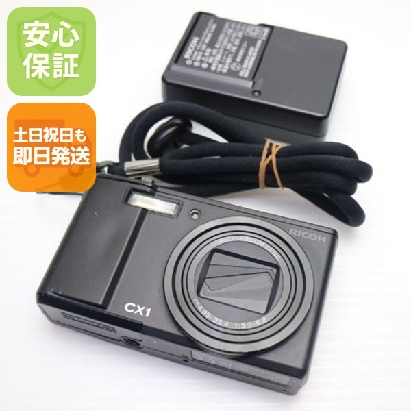 美品 RICOH CX1 ブラック RICOH デジカメ 146