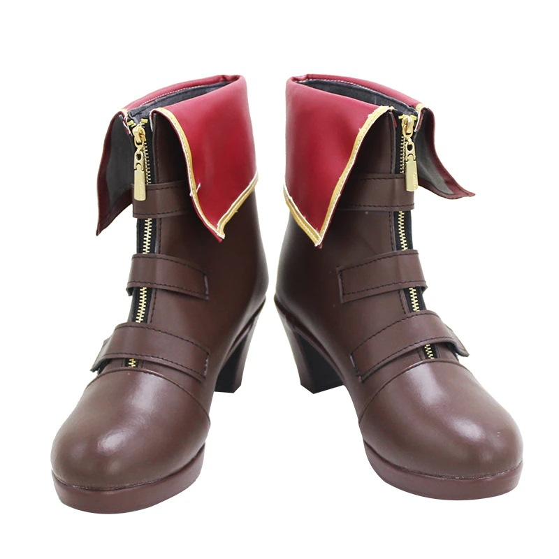 コスプレ靴 宝鐘マリン ほうしょうまりん　バーチャル Vtuber YouTuber 下駄 シューズ 長靴 コスプレ クリスマス ハロウィン