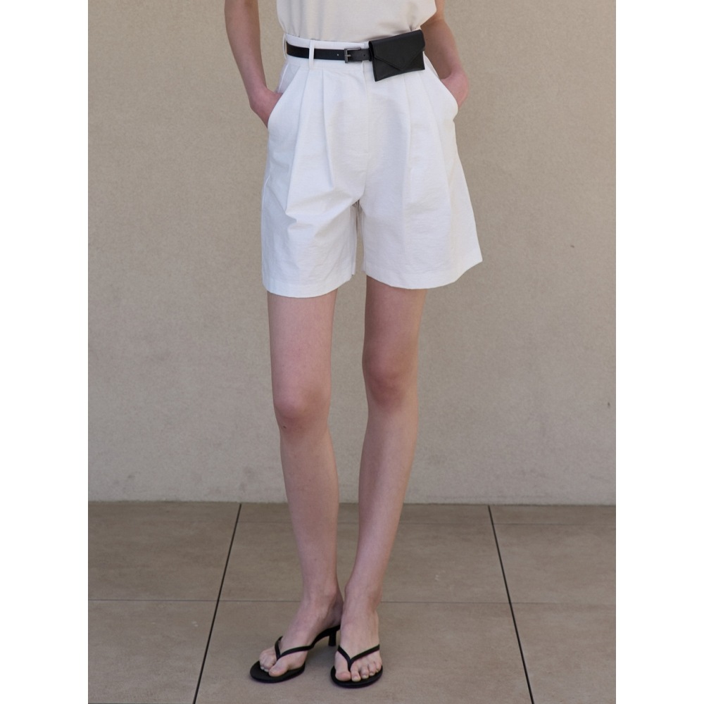 アムールモイエールコットンハーフパンツホワイト amr1882