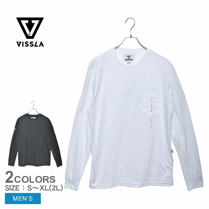 ヴィスラ VISSLA 長袖Tシャツ DECYPHER LS TEE M484SDEC メンズ ウエ