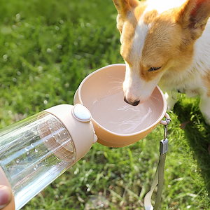 ペット外出携帯用水飲食器犬猫屋外用水飲食器