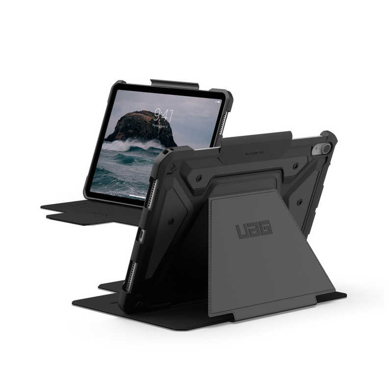 UAG　Urban Armor Gear 11インチ iPad Air (M2) 対応 耐衝撃ケース METROPOLIS SE (日本正規代理店) ブラック　UAG-IPDA11M2-FSE-BK