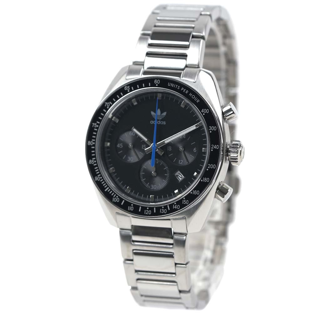 アディダス 腕時計 メンズ レディース ユニセックス クロノグラフ 日付カレンダー タキメーター表示 シルバー adidas EDITION ONE CHRONO Unisex AOFH22006 12,705円