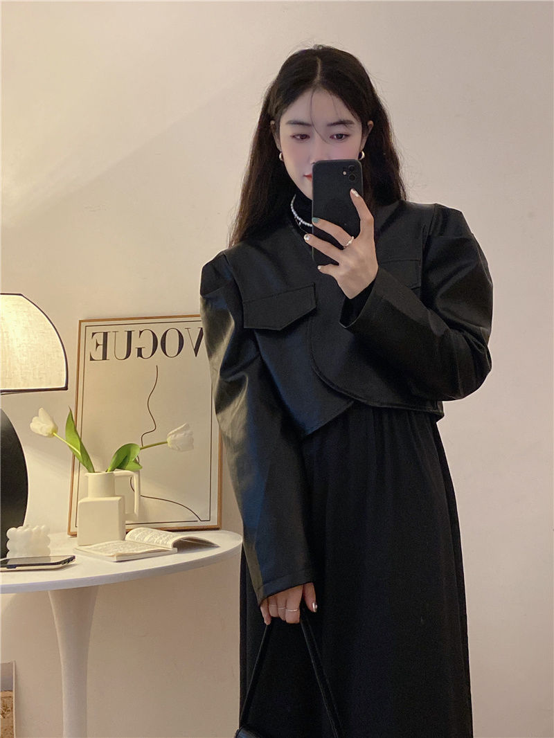 ジャケット ライダースジャケット フェイクレザーライダースジャケット