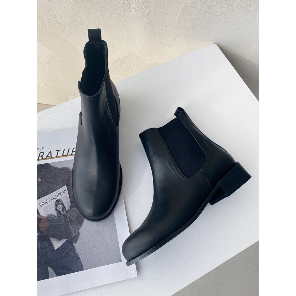 ODR トミーズチェルシーアンクルブーツブラック 3cm ODR 219223
